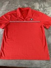 Georgia Bulldogs Shirt Mens Red Ncaa Football Nike Dri-fit Polo Performance