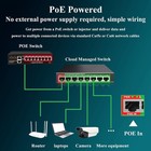 8-port Gigabit Ethernet Switch     Vlan qos  Poe In  Plug   Play  Metal Case