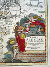 Kingdom Of Sweden 1720 Johann Baptist Homann Large Antique Map 18th Century