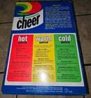 New Vtg Cheer All Temperature Detergent 20 Oz 1970s