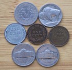 U s Coin Collection With Two 100  Year Old Coins And 35  Silver Nickel
