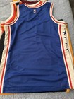 Nike Nba Philadelphia 76ers Phila Basketball Jersey Blue White Red Mens L
