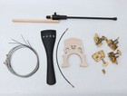 3 4 Upright Bass Kit String Bass Tailpiece Bridge End Pin Bass Peg Strings Diy