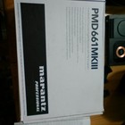 Marantz Pro Pmd 661 Mk Iii  2 Channel File Encrypted Digital Audio Recorder
