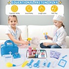 Doctor Kit For   36 Pcs Doctor Play Set Kit For Toddlers 3-5 With Storage Bag   