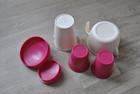 Step 2 Pretend Play Kids Kitchen 6 Piece Set Kettle Pot With Lids And 2 Tumblers