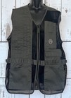 Ruger Mesh Canvas Shooting Vest Xl Tactical Skeet Hunting Green Zip Spell-out