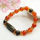 Dzi Bead Bracelet Six-word Mantra Agate Tibetan Accessory