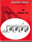 Owner s Manual Ih Mccormick 411 3-4 Bottom Moldboard Plow International 2pt 3pt