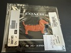 Coach Leather Dachshund Dog Sticker     New In Package
