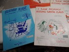Vintage Christmas Sheet Music Songs Piano Rudolph Red Nosed Reindeer Frosty Lot