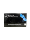 Perfect Fit Blue Disposable Latex   Powder-free Nitrile Gloves Size  L