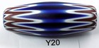 Xxl Super Centerpiece Antique Venetian Chevron Trade Beads  African  Y20 Bg 53