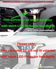 Alpharex Converter For 22-25 Toyota Tundra Sequoia Stock Reflector Led Headlight