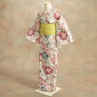 Yukata Nagi Brand White Ball And Peony Pattern 201823 Kimono Japan