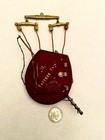 Antique 6 5   l Brass Horse 1897 Dance Book Chatelaine Piece