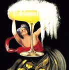 Champagne Contratto 1922 Vintage Poster Print Cappiello Art Home Bar Decoration