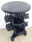 Antique 19th Century Carl P Svensson Sweden Stockholm 3 Tier Accent Parlor Table