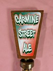Rare Carmine Street Ale Brewing Company Craft Beer Tap Unique Clear Handle Nyc