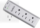 Belkin Wall Mount Surge Protector - 3 Ac Multi Outlets   2 Usb Charger Ports