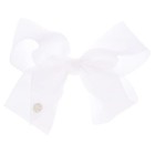 Jojo Siwa Large White Signature Hair Bow Dance Hair Bows Cheerleader Pageant Nwt
