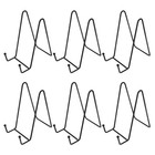 6 Pcs Decorative Plate Holder Desktop Easel Stand Display Stands