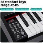 Aodsk Beginner 88 Key Digital Piano Full-size Electric Keyboard W  Stand Pedal