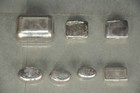 7 Pc  Vintage Brass Nickel Plated Handcrafted Different Pill powder Boxes