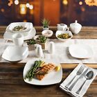 Gibson Home Zen Buffet 39-piece Porcelain Dinnerware Set - White