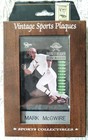     Two Vintage Sports Plaques 4x6 Mark Mcgwire Sports Collectibles Cardinals  
