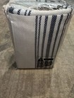 New Hiend Accents Euro Sham 27 X 27 White And Navy Blue