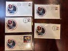 Sts-8 Emblems 5 Covers  1 Flown Into Space    1983 Space Shuttle Night Landing  