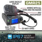 Rugged Radios Gmr25 Waterproof Gmrs Mobile Radio