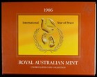 1986 Royal Australian Mint Uncirculated 7 Coin   Mint Set