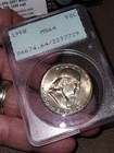 1958 P Franklin Pcgs Ms 64 Rattler Philadelphia Mint 50 Cent