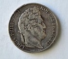 1846 France 5 Francs Silver Big Coin  a-11  Free Shipping
