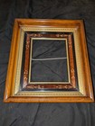 Antique Victorian Carved Wooden Gold Gilt Shadow Box Frame 17 x 15  For 8 x 10 