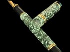 Tiffany   Co  Edition Parker Duofold International Fountain Pen Green Marble 18k