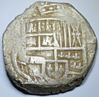 1629 Porto Bello Hoard Spanish Bolivia 8 Reales 1600 s Colonial Dollar Cob Coin