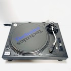 Technics Sl-1200mk5 Black Direct Drive Dj Turntable Quartz Tested W  Dust Cover