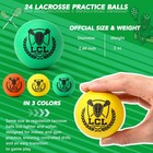 Teyva Daily 12 24 36 Pcs Soft Foam Lacrosse Balls Bulk 2 48   3 Colors