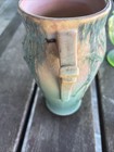 Roseville Art Pottery Vase Moss 1936 Vintage Pottery Matte Green