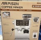 Airmsen Bcm2316 20 Bar Bean-to-cup Espresso americano W  Grinder  Steam Wand