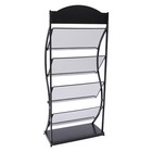 Newspaper Rack Magazine Stand Literature Holder Book Magazine Display Floor New