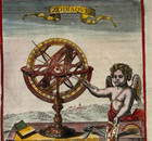 Armillary Sphere 1683 Alain Manesson Mallet Nice Antique View French Edition