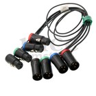 Low-profile Neutrik Xlr 3 Pin Male To  Xlr 3 Pin Female use Sommer Sod-14 Audio