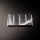 Bold Maker 10pc Mushroom Chocolate Bar Mold - Polycarbonate - Makes 4 Bars 23029