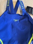 Brand New Speedo Women   s Lzr Intent 2 0 Closed Back Blue Color Size 26