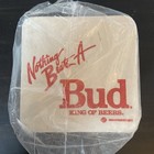 100 Vintage Budweiser Beer Bar Coasters Cardboard Nothing Beats A Bud Man Cave
