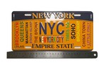   New York City   Ny License Plate Official Size Embossed Souvenir Travel Gift